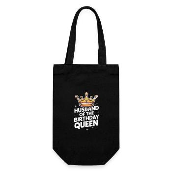 Husband, Spouse, Family, Wedding - Gift Bag for Bottles - black - Front