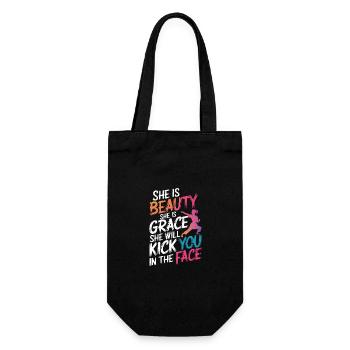 Karaté Karaté Combattant Arts Martiaux - Sac à bouteille - noir - Devant