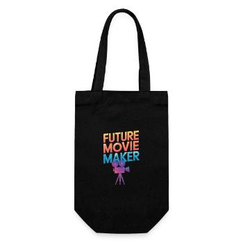 Filmmaker Film Director Cinematographer Film - Gift Bag for Bottles - black - Front