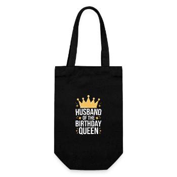 Husband, Spouse, Family, Wedding - Gift Bag for Bottles - black - Front