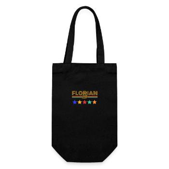 Florian - Geschenkbeutel für Flaschen - Schwarz - Vorne