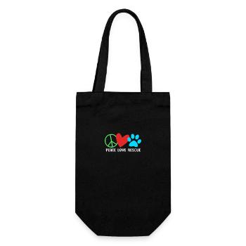 Cat Rescue Animal Rights Animal Rescue Animal Shelter - Gift Bag for Bottles - black - Front