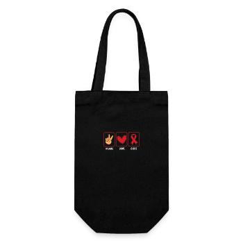 Hémophilie Hémophilie Hémophilie - Sac à bouteille - noir - Devant