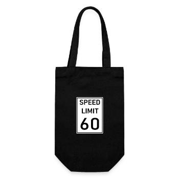 60 - Geschenkbeutel für Flaschen - Schwarz - Vorne