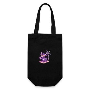 Palmier d’été de l’île du Taurus - Sac à bouteille - noir - Devant