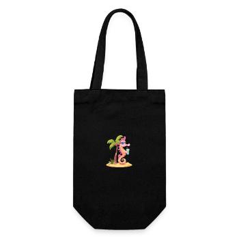 Bande dessinée Seahorse Summer Beach - Sac à bouteille - noir - Devant