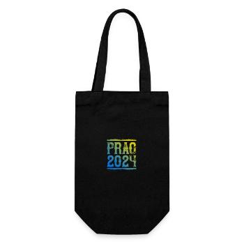 Prague 2024 - Gift Bag for Bottles - black - Front
