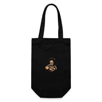 Spartan Gladiator Muscles - Gift Bag for Bottles - black - Front