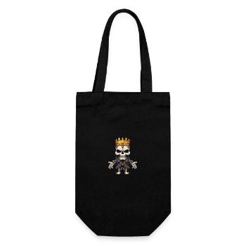 Couronne de roi squelette - Sac à bouteille - noir - Devant