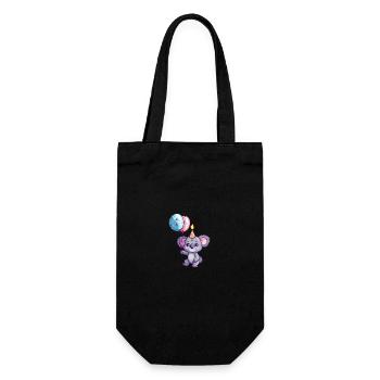 Bande dessinée d’anniversaire Koala - Sac à bouteille - noir - Devant