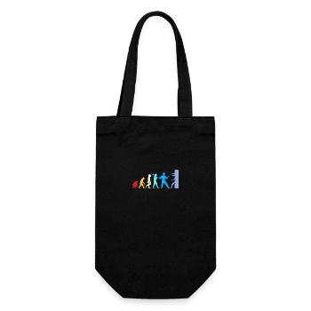 Wing Chun - Gift Bag for Bottles - black - Front