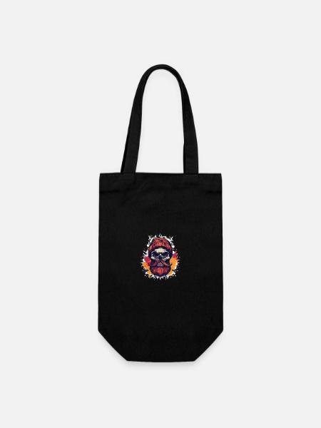 Bûcheron Crâne Bûcheron - Sac à bouteille - noir