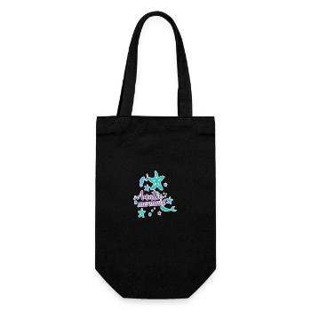 Auntie Mermaid - Gift Bag for Bottles - black - Front