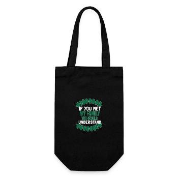 If You Met My Family You Would Understand - Gift Bag for Bottles - black - Front