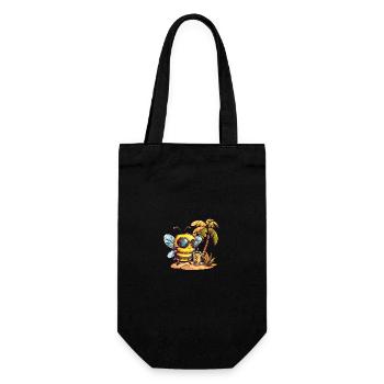 Vacances d’été des abeilles - Sac à bouteille - noir - Devant