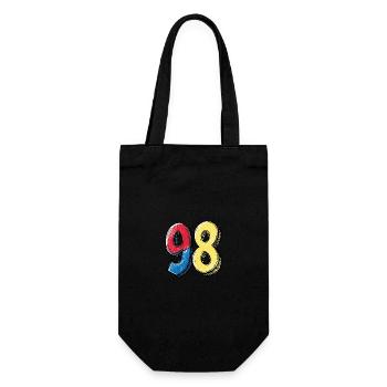 98 Number Comic - Gift Bag for Bottles - black - Front