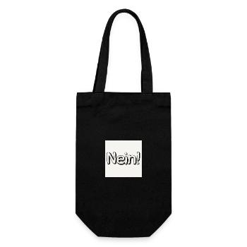 Ludique Pas de lettrage pour des designs créatifs - Sac à bouteille - noir - Devant