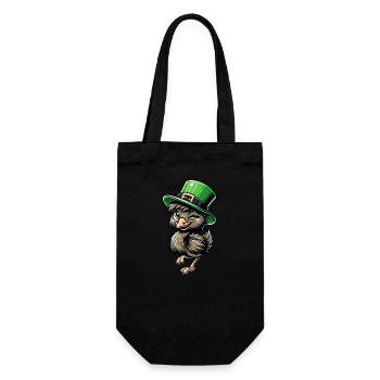 Plaisir de l’émeu et du Maine Coon de la Saint-Patrick - Sac à bouteille - noir - Devant