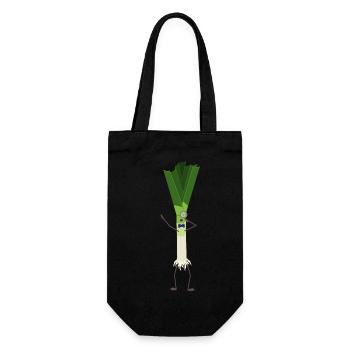 Professor Dr. scient. med. Lauch - Geschenkbeutel für Flaschen - Schwarz - Vorne