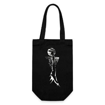 Basketball - Gift Bag for Bottles - black - Front