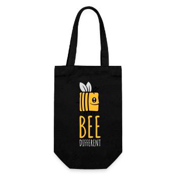 abeille différente Spruch Citation - Sac à bouteille - noir - Devant