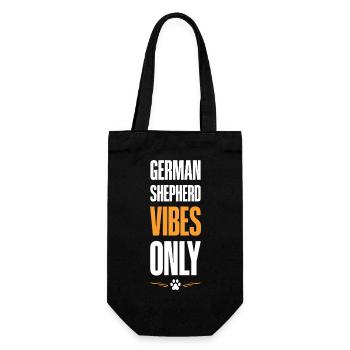 German Shepherd Vibes - Gift Bag for Bottles - black - Front