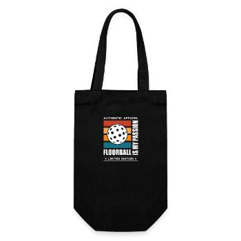 Floorball - Gift Bag for Bottles - black - Front