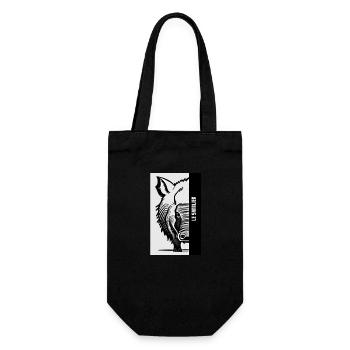 le sanglier - Sac à bouteille - noir - Devant