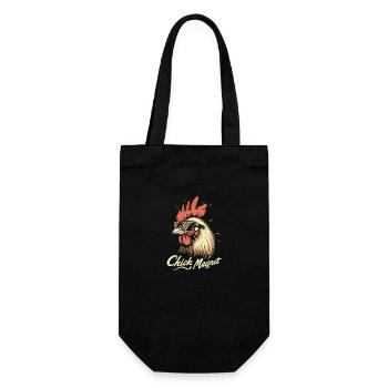 Chick Magnet - Geschenkbeutel für Flaschen - Schwarz - Vorne