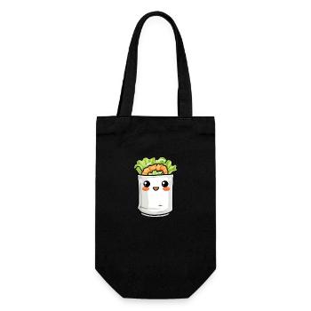 Bande dessinée Burrito drôle - Sac à bouteille - noir - Devant