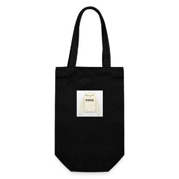 Sweat à capuche Paris Femme - Sac à bouteille - noir - Devant