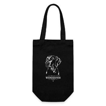 Braque de Weimar Maman Chiens Chien Chasse Chiens Wilsigns - Sac à bouteille - noir - Devant
