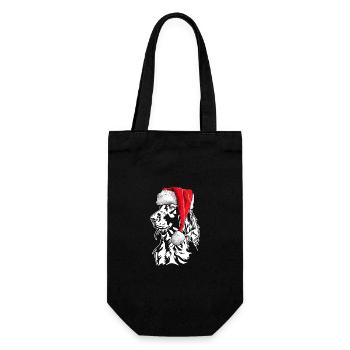 Santa Irish Setter Christmas Dogs Wilsigns - Gift Bag for Bottles - black - Front