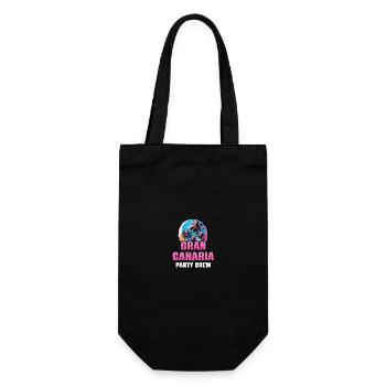 Gran Canaria Party Crew Holiday Saying - Gift Bag for Bottles - black - Front