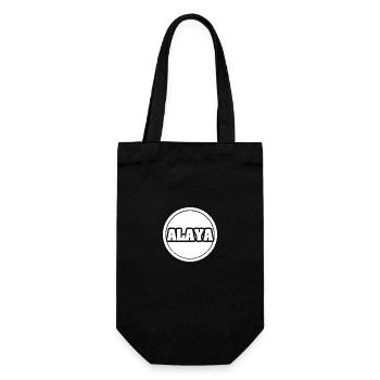 First name Alaya - Gift Bag for Bottles - black - Front