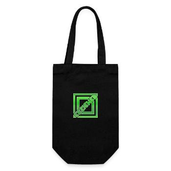 Geschenk für Erzieher - Geschenkbeutel für Flaschen - Schwarz - Vorne