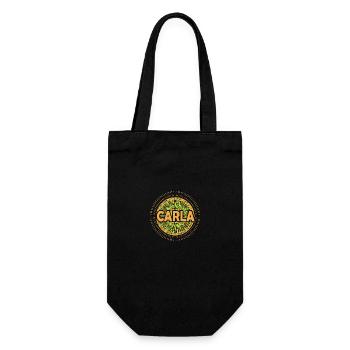 Gift idea Carla - Gift Bag for Bottles - black - Front