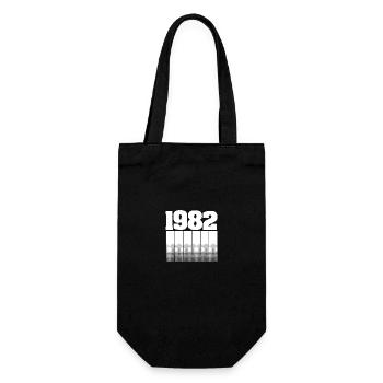 Geboren 1982 - Geschenkbeutel für Flaschen - Schwarz - Vorne