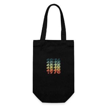 Birthday 1976 - Geschenkbeutel für Flaschen - Schwarz - Vorne