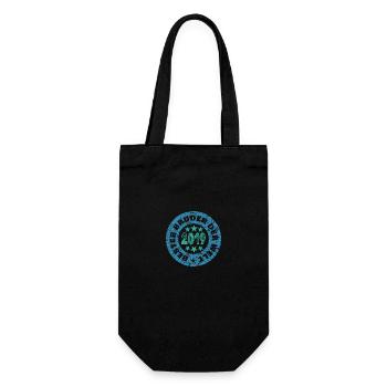 Vintage 2019 - Gift Bag for Bottles - black - Front