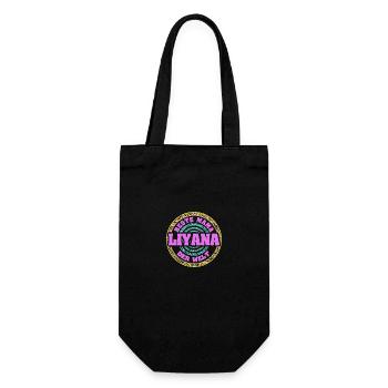 Liyana as a mother - Gift Bag for Bottles - black - Front