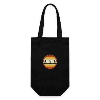 Annika comme prénom - Sac à bouteille - noir - Devant