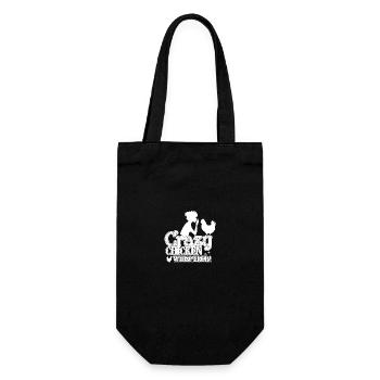 Crazy Chicken Whisperer - Gift Bag for Bottles - black - Front
