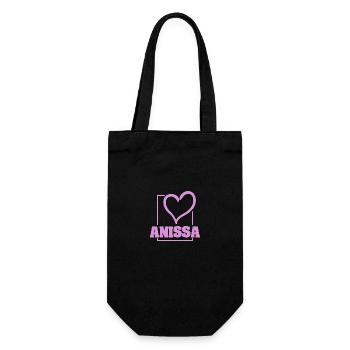 Bachelorette Aniss - Gift Bag for Bottles - black - Front
