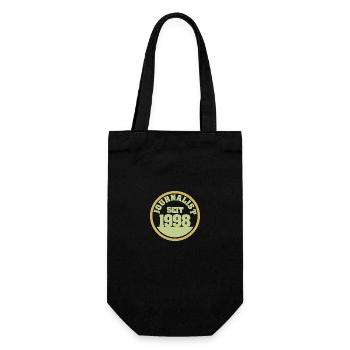 Journalist 1998 - Geschenkbeutel für Flaschen - Schwarz - Vorne