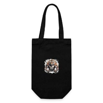 Tiger Muscles - Gift Bag for Bottles - black - Front
