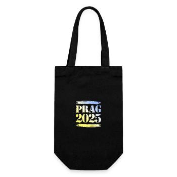 Prague 2025 - Gift Bag for Bottles - black - Front
