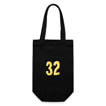 32 Number Comic - Gift Bag for Bottles - black - Front