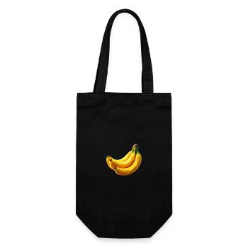 Polygone de banane - Sac à bouteille - noir - Devant