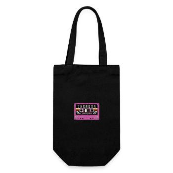 Vintage Theresa Name - Gift Bag for Bottles - black - Front